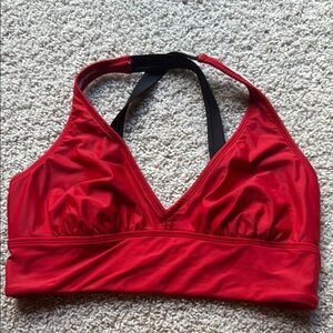 Red Sports Illustrated Racerback Bikini Top